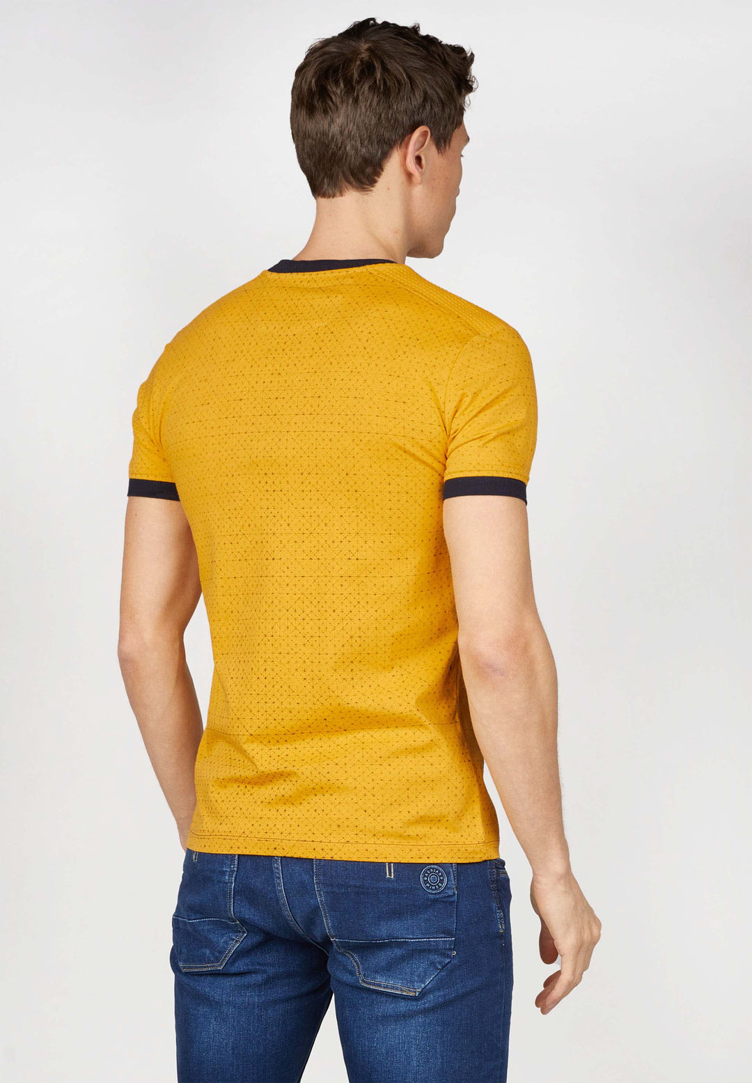 Gabbiano - Heren Shirt - 152576 - 806 Mustard Yellow