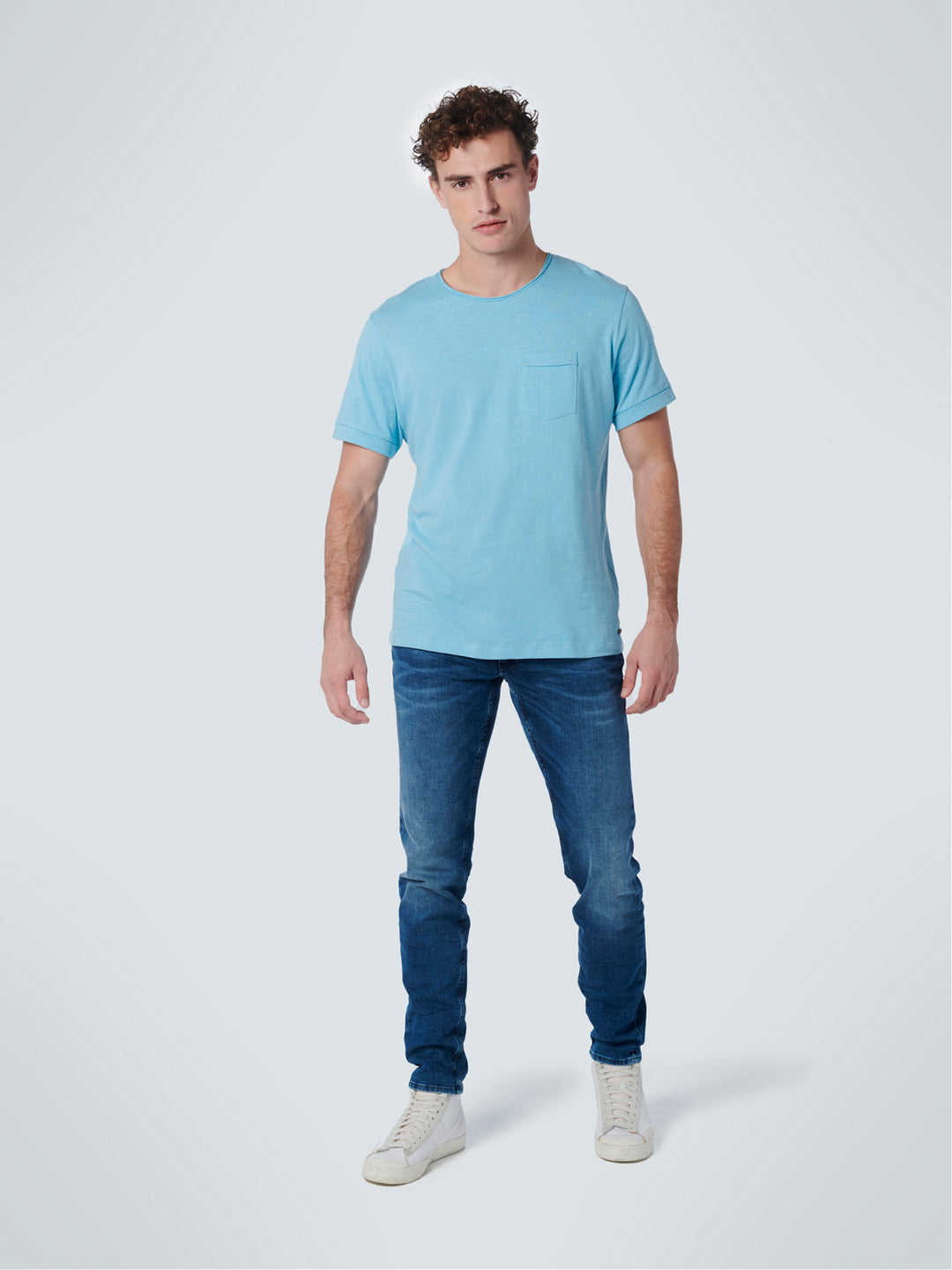 No Excess - Heren Shirt - 19340202SN - 128 Light Aqua