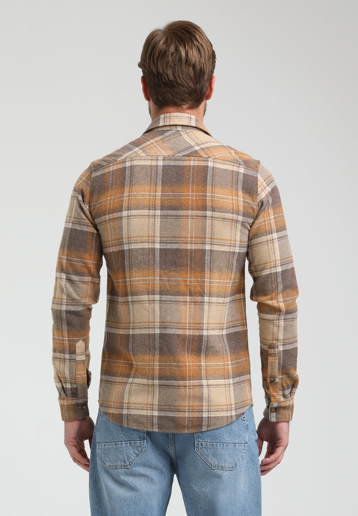 Gabbiano - Heren Overshirt - 333521 - 809 Yellow Used