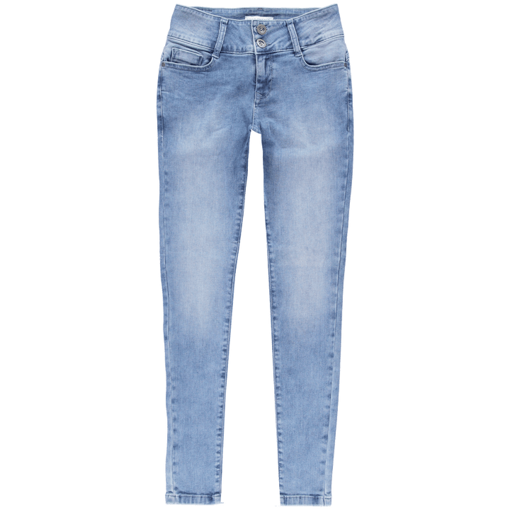 Cars Jeans - Amazing - Dames Slim-fit Jeans - Stone Used