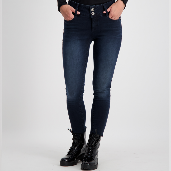 Cars Jeans - Amazing - Dames Slim-fit Jeans - Blue Black