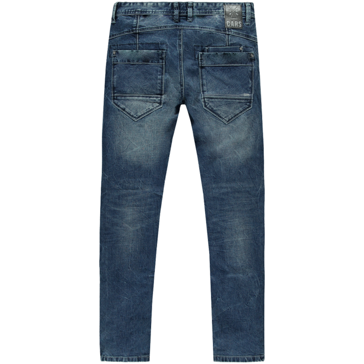 Cars Jeans - Yareth - Heren Regular-fit Jeans - Dark Pittsfield Wash