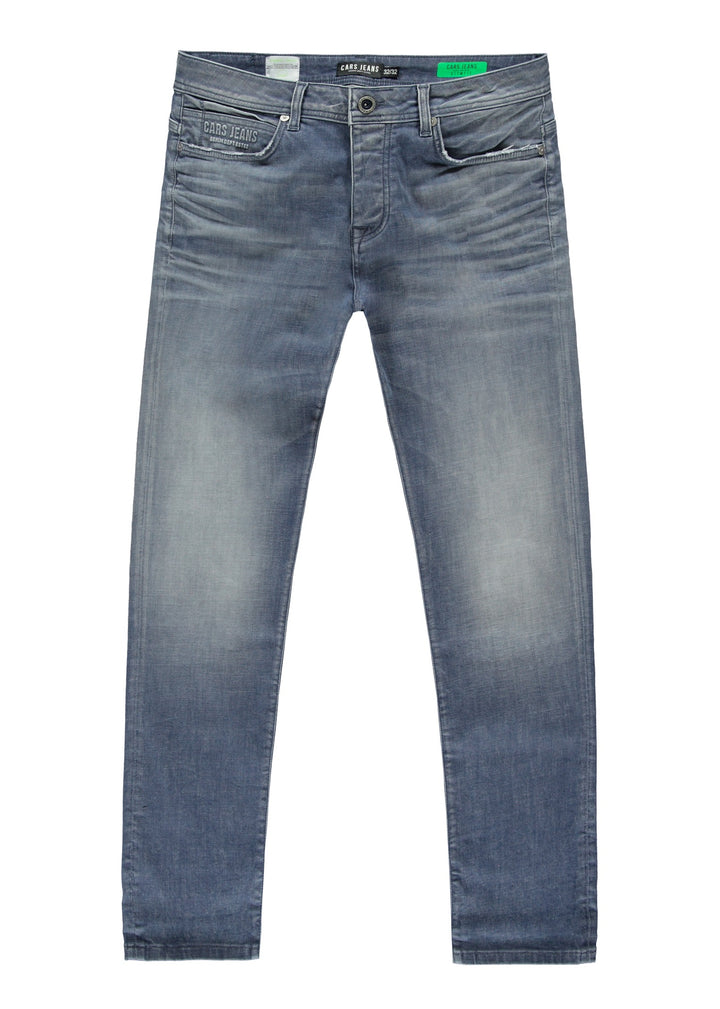 Cars Jeans - Marshall - Heren Slim-fit Jeans - Magnette Grey Blue