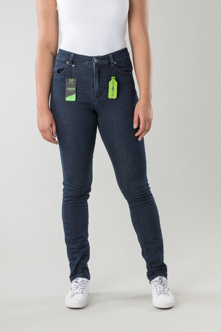 New Star - Ladies Recycle - Dames Slim-fit Jeans - Dark Wash