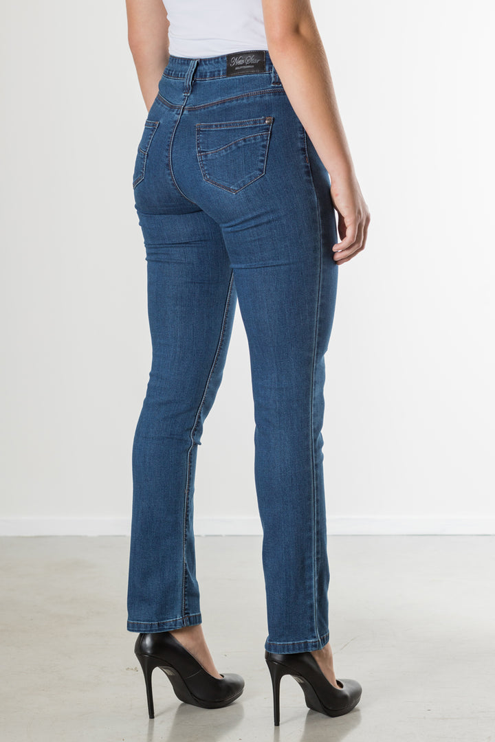New Star - Memphis - Dames Regular-fit Jeans - Stonewash