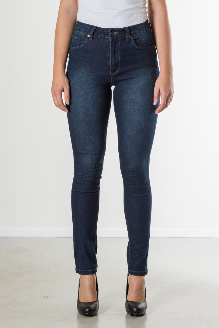 New Star - New Orlean - Dames Slim-fit Jeans - Dark Used