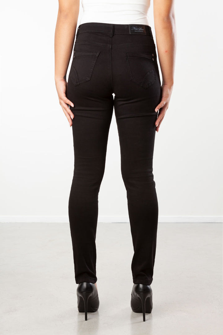New Star - New Orlean - Dames Slim-fit Jeans - Black