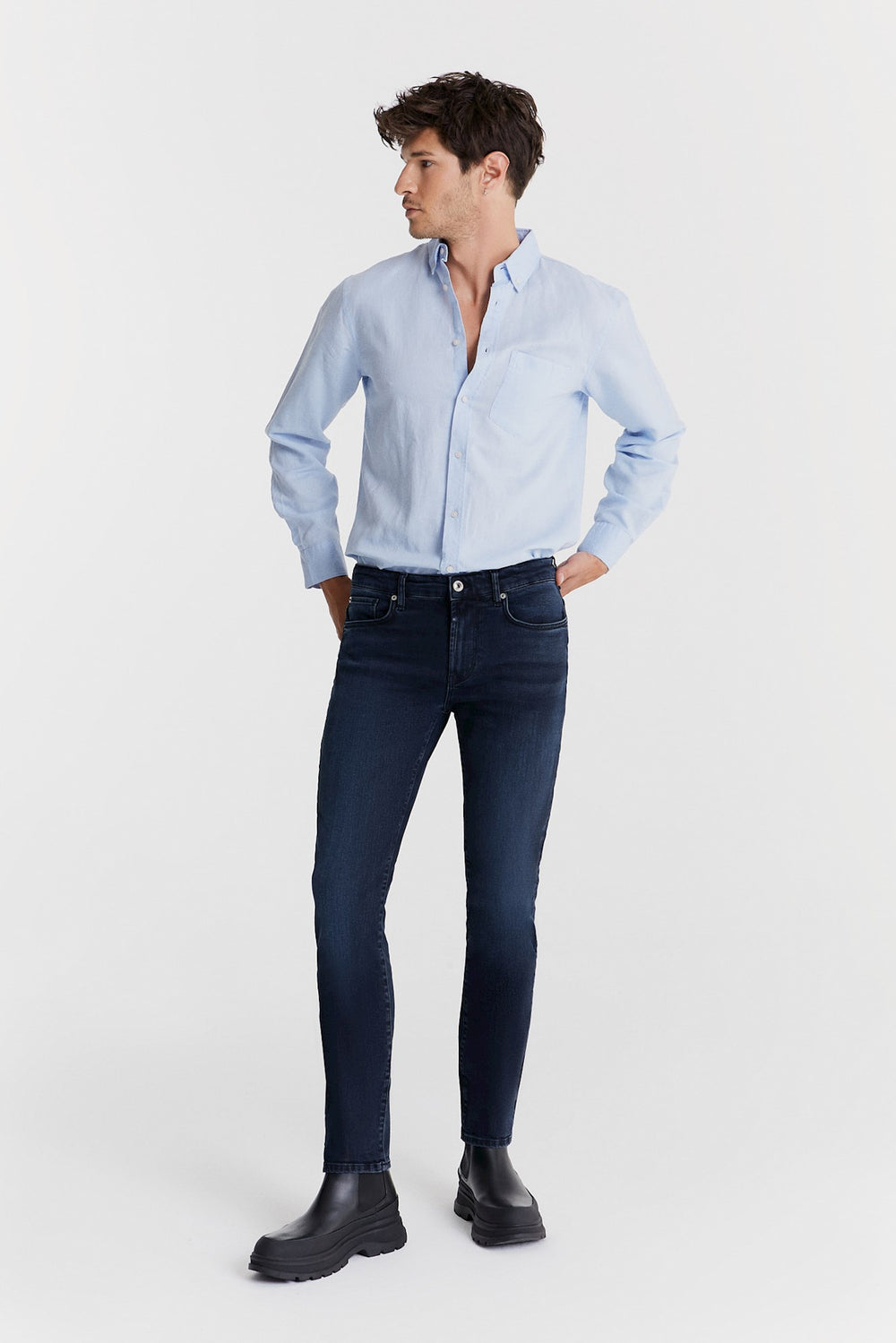 COJ - Ray - Heren Slim-fit Jeans - Night Blue