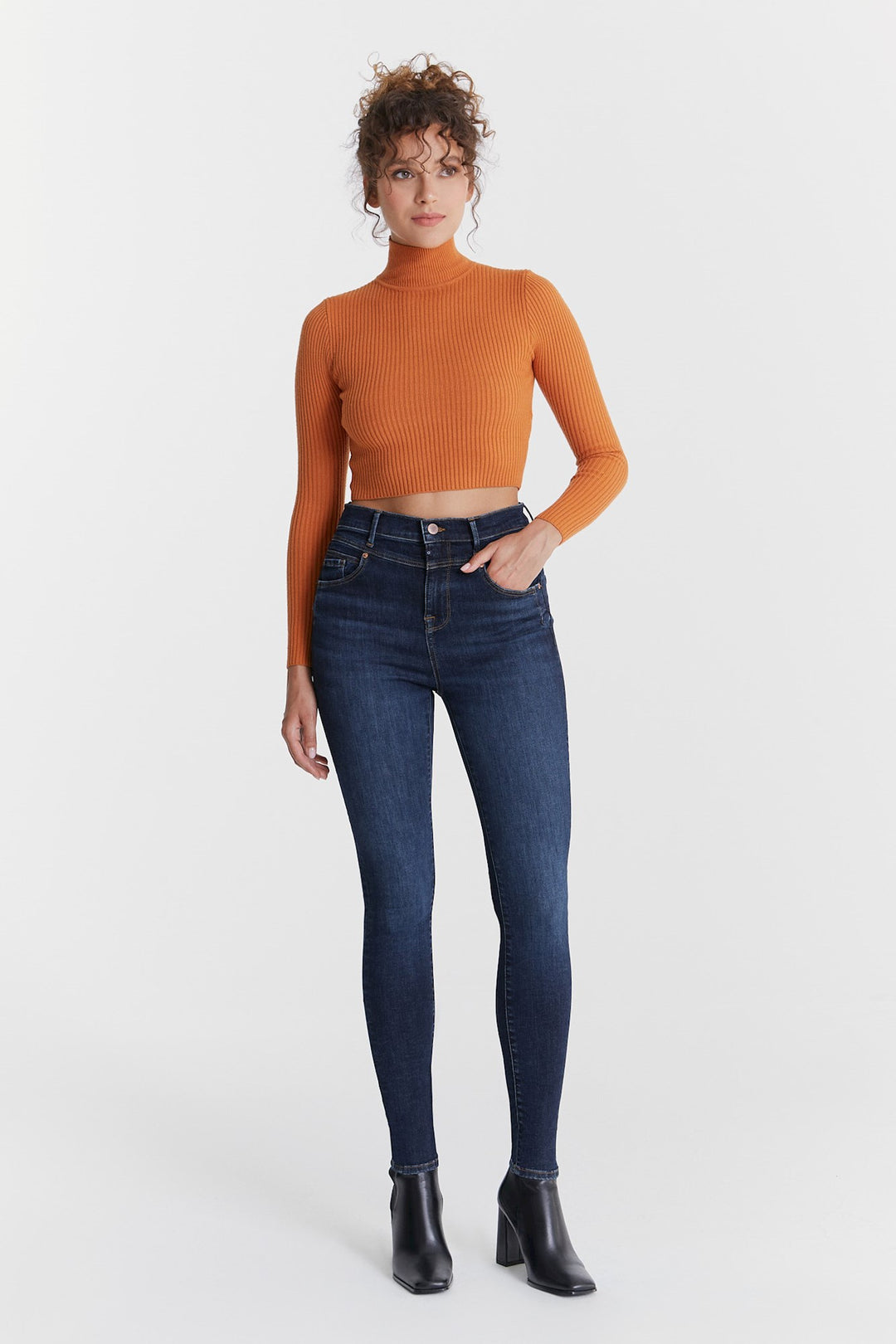 COJ - Lisa - Dames Slim-fit Jeans - Deep Blue