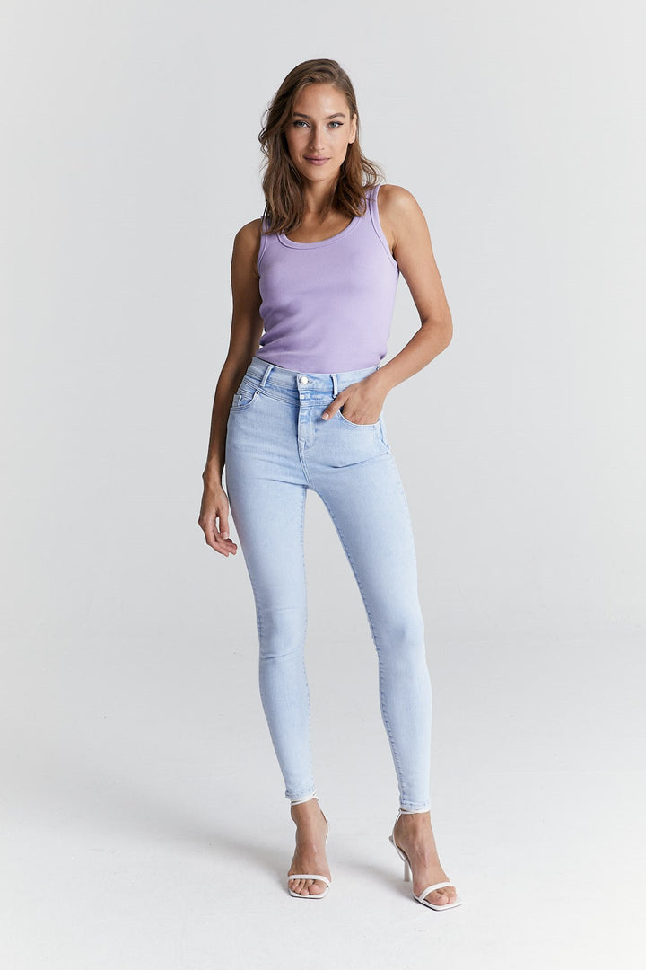 COJ - Lisa - Dames Skinny Jeans - Dream Blue