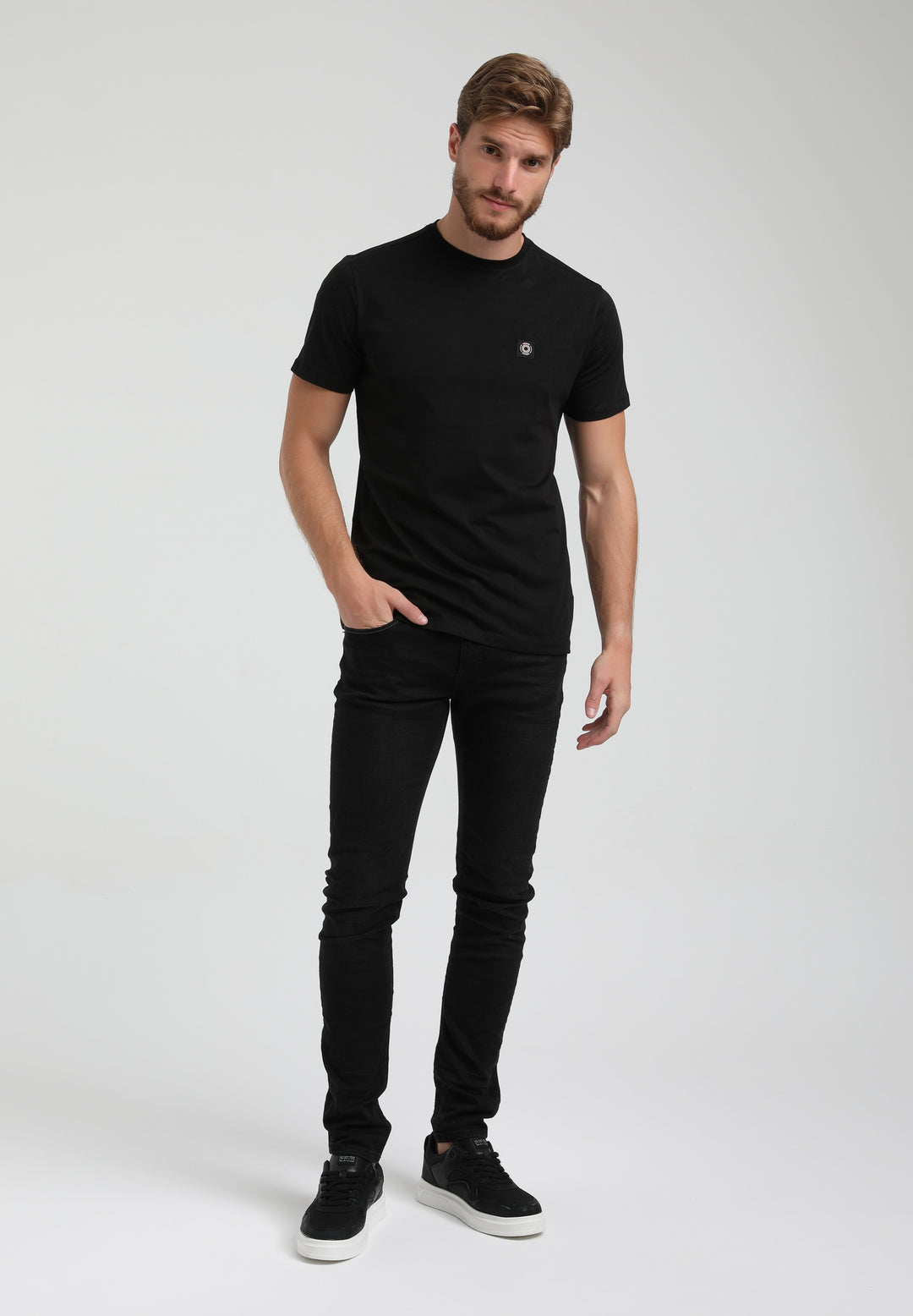 Gabbiano - Heren Shirt - Baze - 152713 - Black