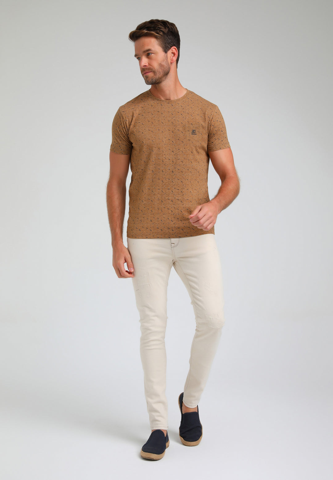 Gabbiano - Heren Shirt - 153541 - 1011 Camel