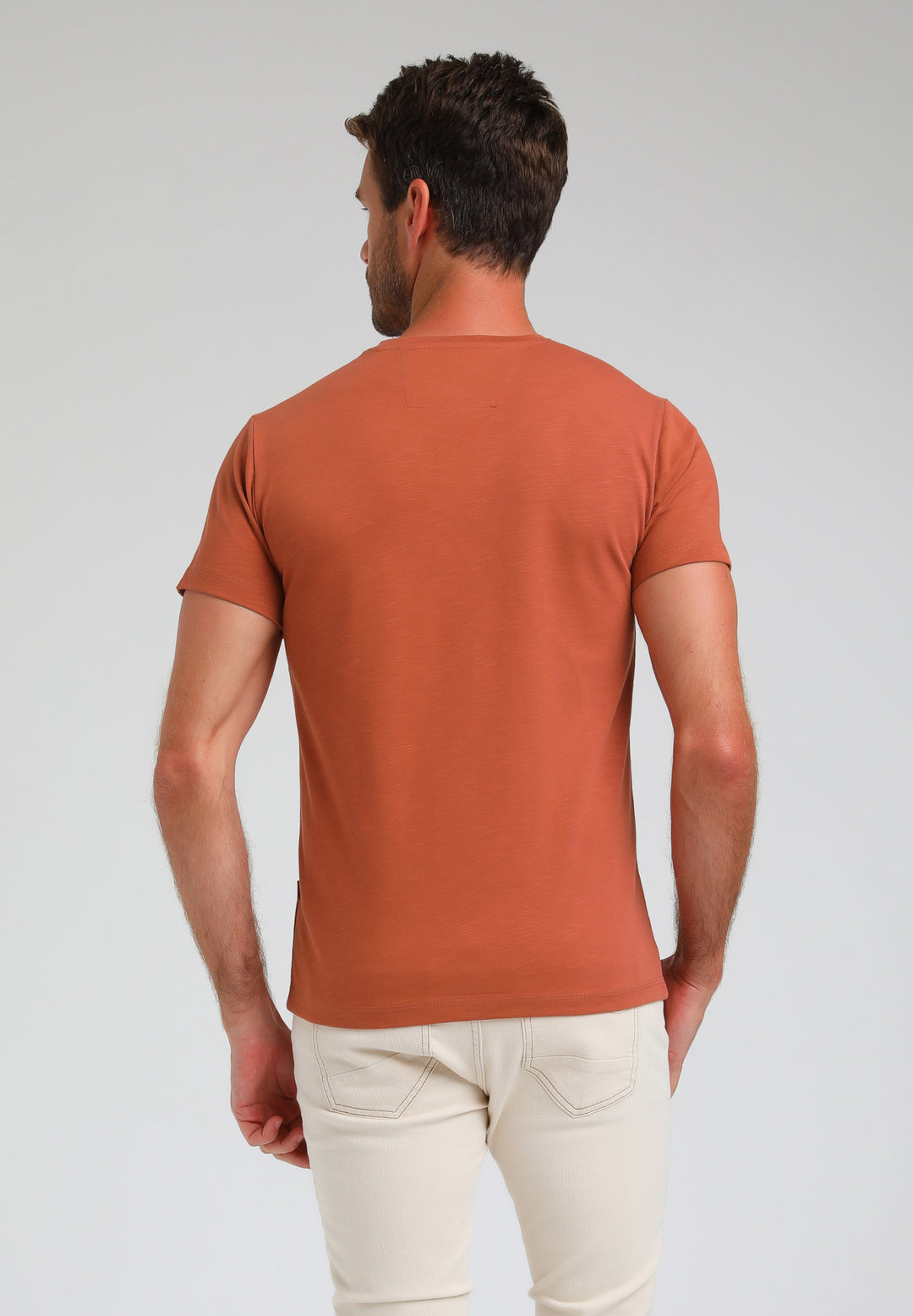 Gabbiano - Heren Shirt - 153552 - 425 Terra