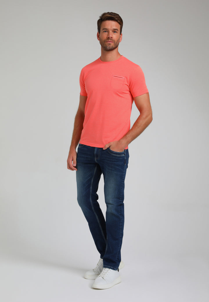 Gabbiano - Heren Shirt - 153551 - 478 Fresh Coral