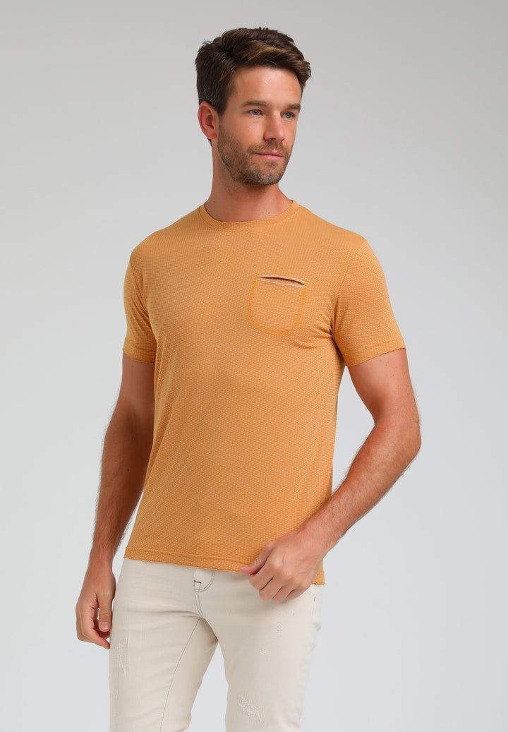 Gabbiano - Heren Shirt - 153551 - 809 Yellow Used