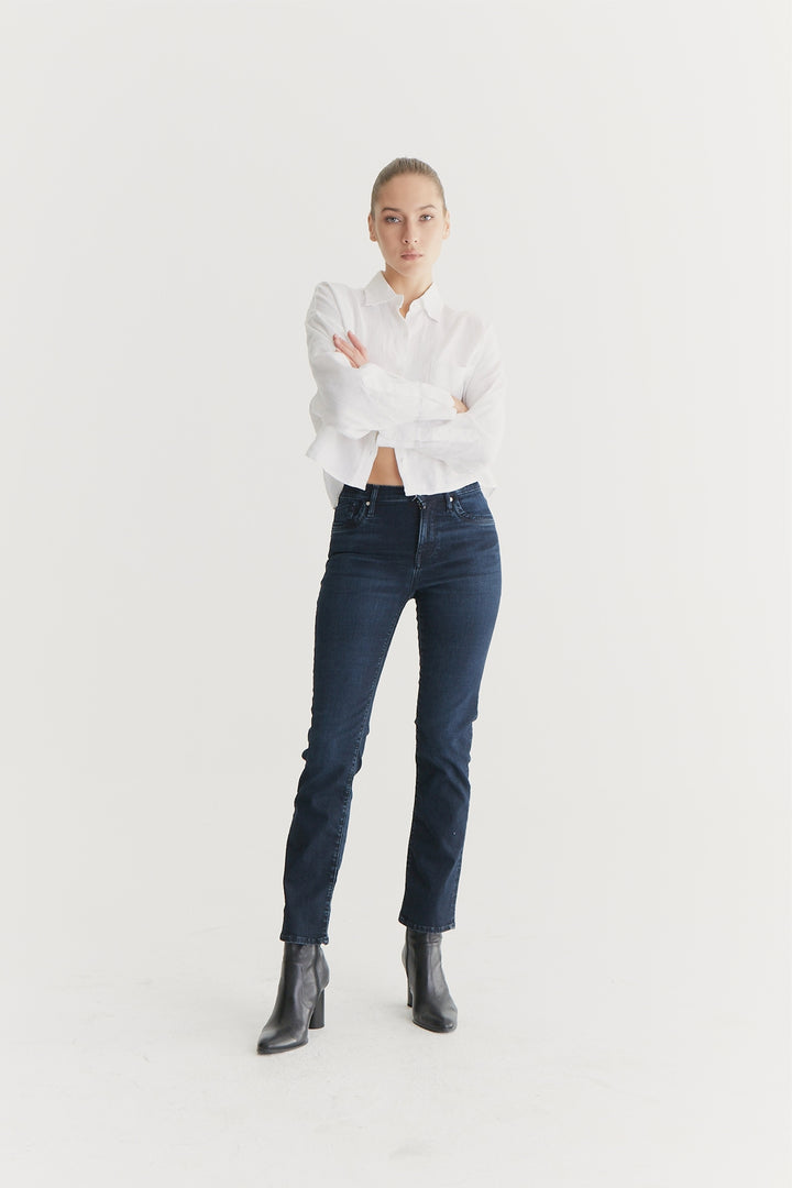 COJ - Hannah - Dames Regular-fit Jeans - Blue Black