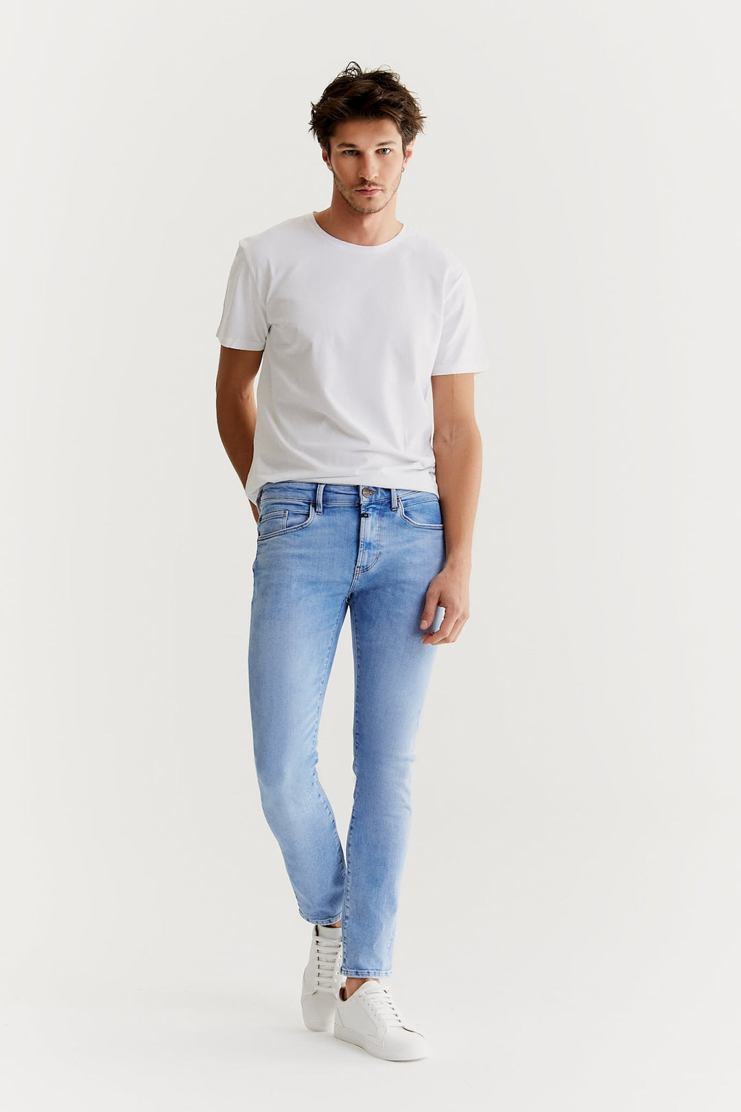 COJ - LEO - Heren Slim-fit Jeans - Light Blue