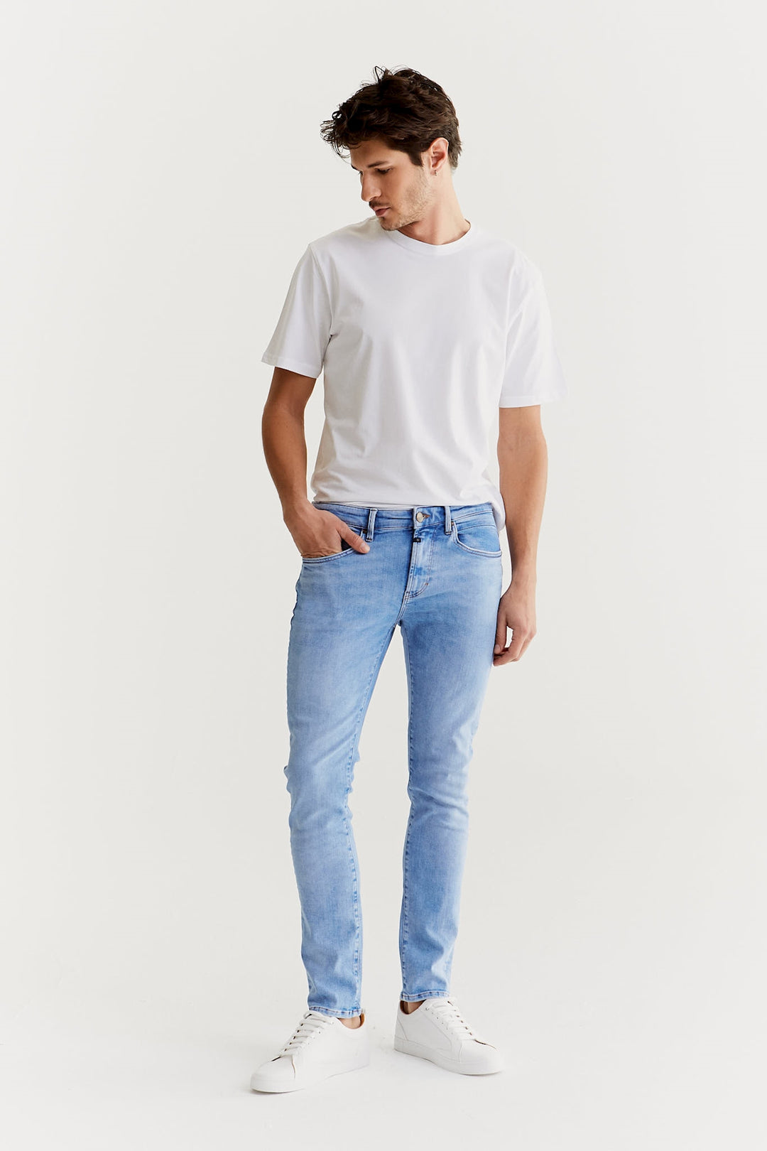 COJ - LEO - Heren Slim-fit Jeans - Light Blue