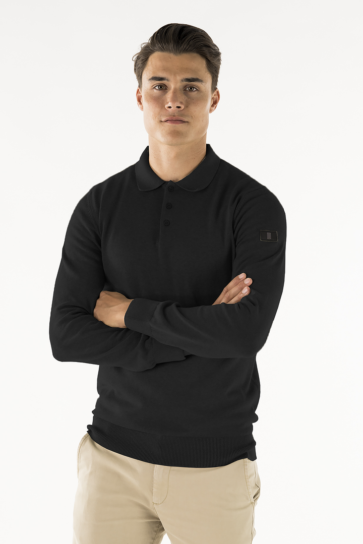 Presly & Sun - Heren Polo - Brad - Black