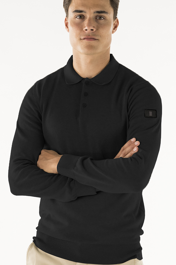 Presly & Sun - Heren Polo - Brad - Black