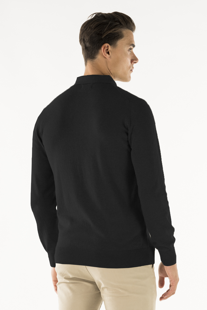 Presly & Sun - Heren Polo - Brad - Black