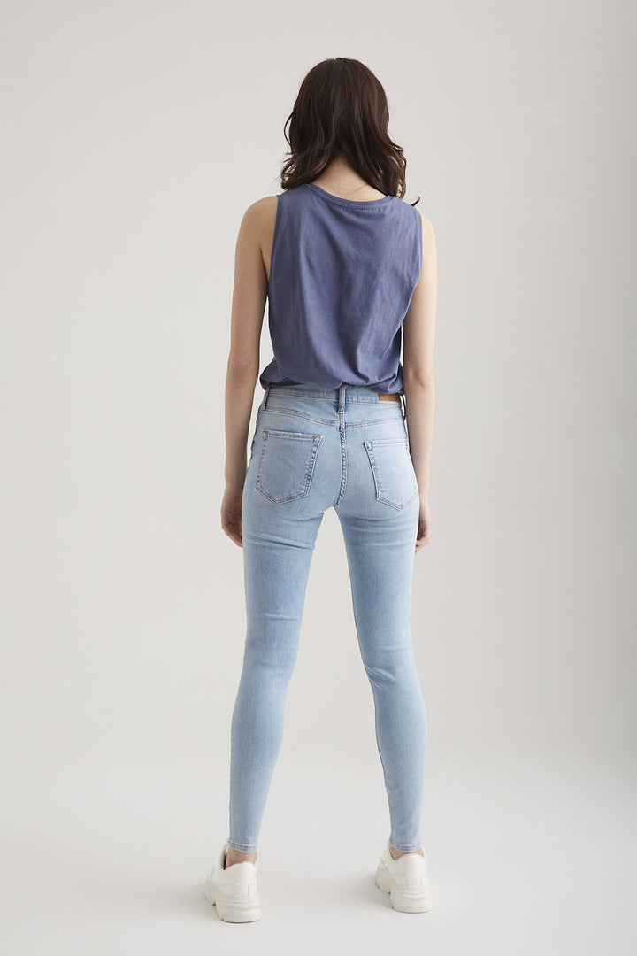 COJ - Sophia - Dames Slim-fit Jeans - Light Blue