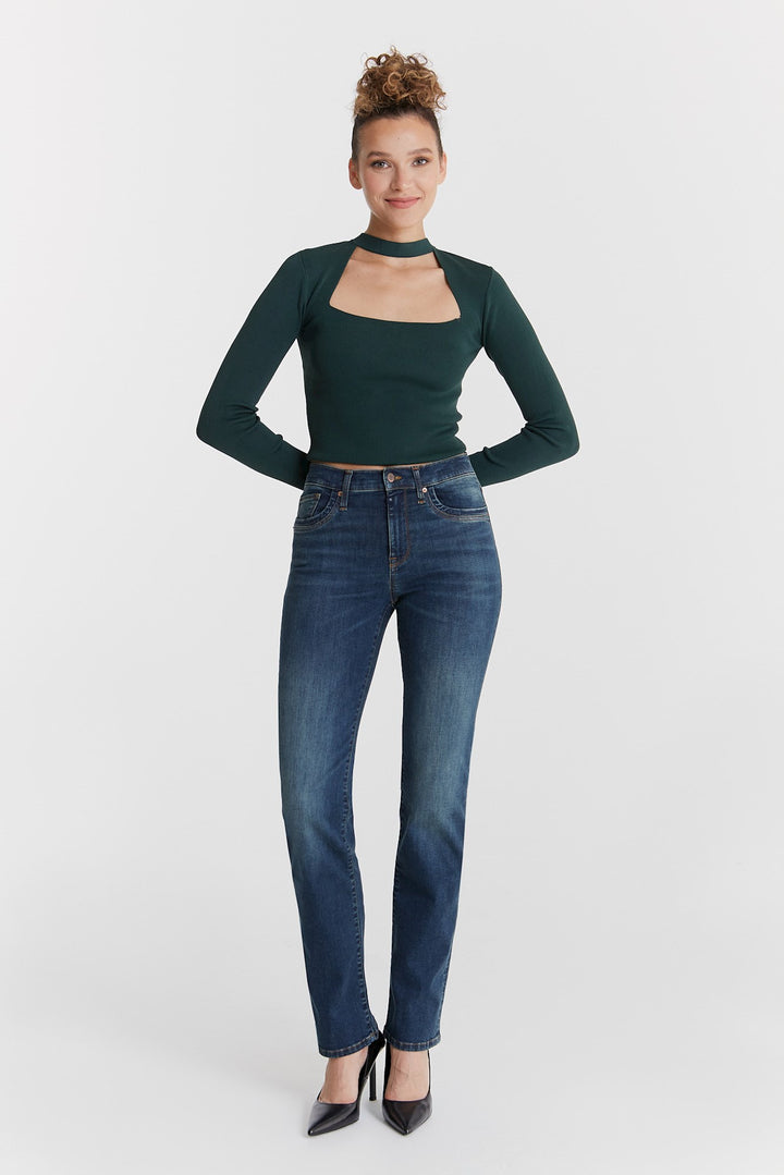 COJ - Hannah - Dames Regular-fit Jeans - Green Way