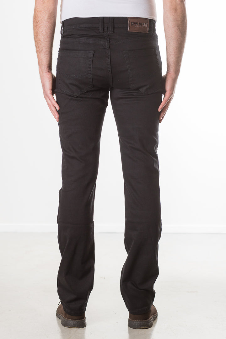 New Star - Jacksonville - Heren Regular-fit Jeans - Black