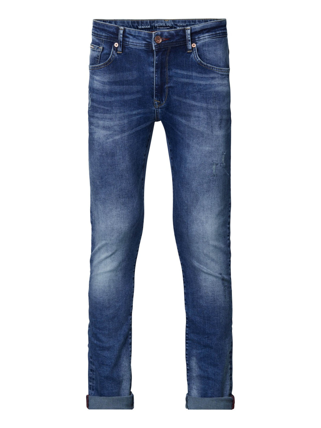 Petrol Industries - Seaham - Heren Slim-fit Jeans - 5868 Sunset Blue