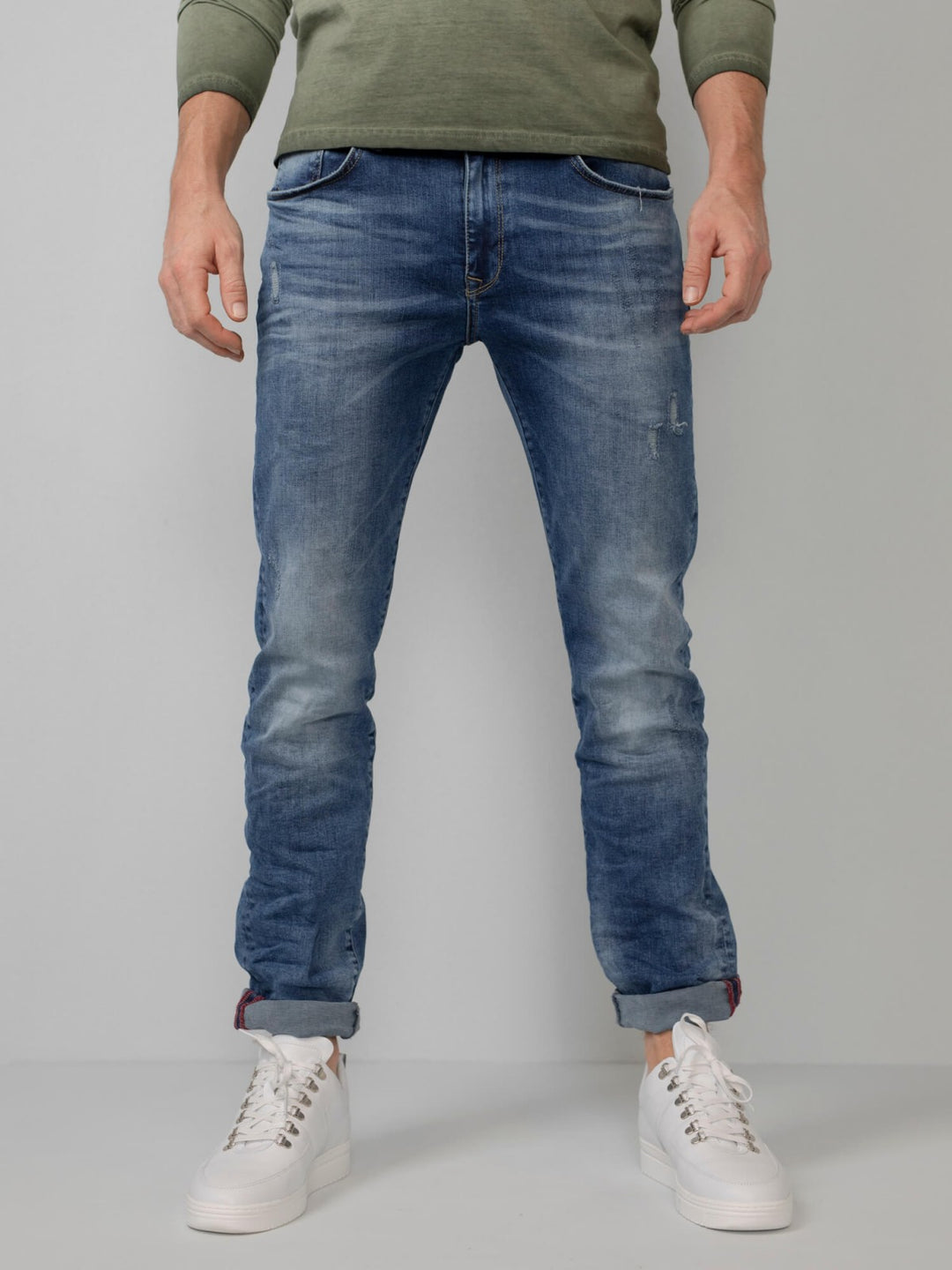 Petrol Industries - Seaham - Heren Slim-fit Jeans - 5868 Sunset Blue